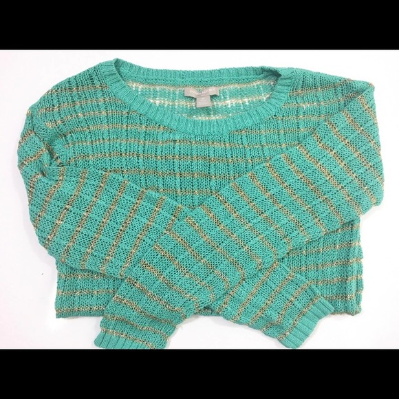 Banana Republic Metallic Stripe Sweater - Picture 9 of 9